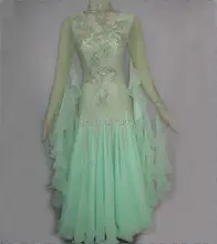 Modern Waltz Tango Ballroom Dance Dress, Smooth Ballroom Dress,Standard Ballroom Dress Girls B-0007