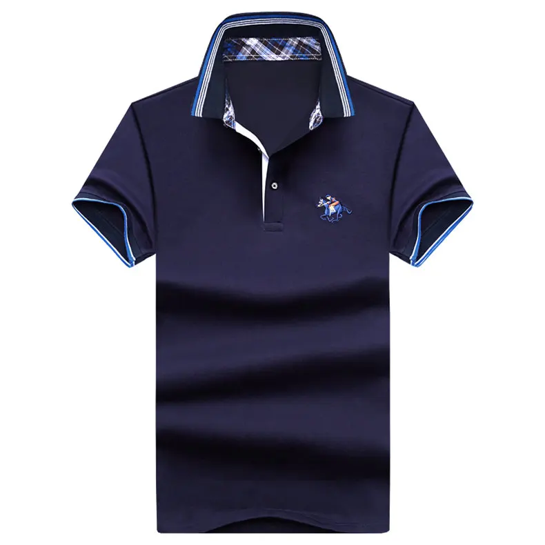 9Color Horse Polo men quality cotton summer brand short golf riding man polos male clothing 4XL large size Muls 2017 new arrival-01