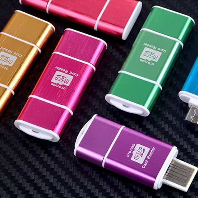 Best Offers Mobile Phone Card Reader Aluminum Alloy TF Memory Card USB+OTG High Speed Two-in-one Multi-function Computer type c card reader Best Offers Mobile Phone Card Reader Aluminum Alloy TF Memory Card USB+OTG High Speed Two-in-one Multi-function Computer type c card reader