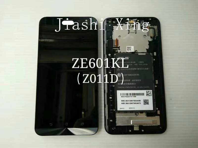 

ZE601KL LCD Display+Touch Screen Panel With Frame Digitizer Accessories For ASUS Zenfone 2 Laser ZE601KL Z011D 6.0" Smartphone