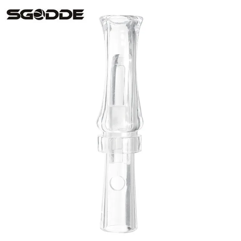 

Hot Sale Transparent Plastic Duck Hunting Call Whistle Mallard Caller Ring Decoys for Outdoor Hunting Shooting Gifts for Hunter