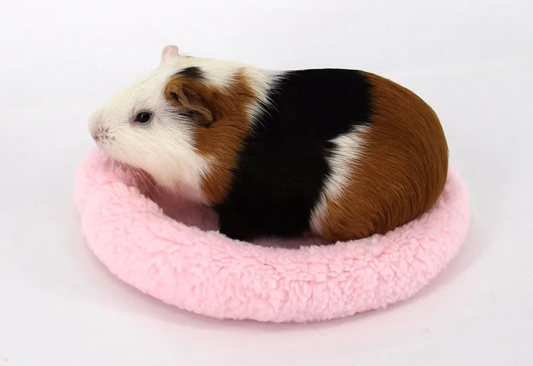 Soft Fleece Guinea Pig Bed Winter Small Animal Cage Mat Hamster