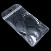100Pcs/Lot Ziplock Plastic Clear Jewelry Storage Bag with Hang Hole Ziplock Closure Electronic Accessories Package Bag 24 Sizes 2