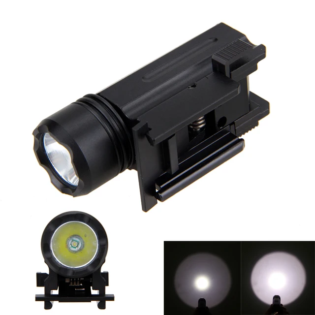 US $14.10 Hunting Torch Light 3000LM XPE Q5 LED Light Weaver Picatinny Mount 3 Modes Tactical Flashlight 150 