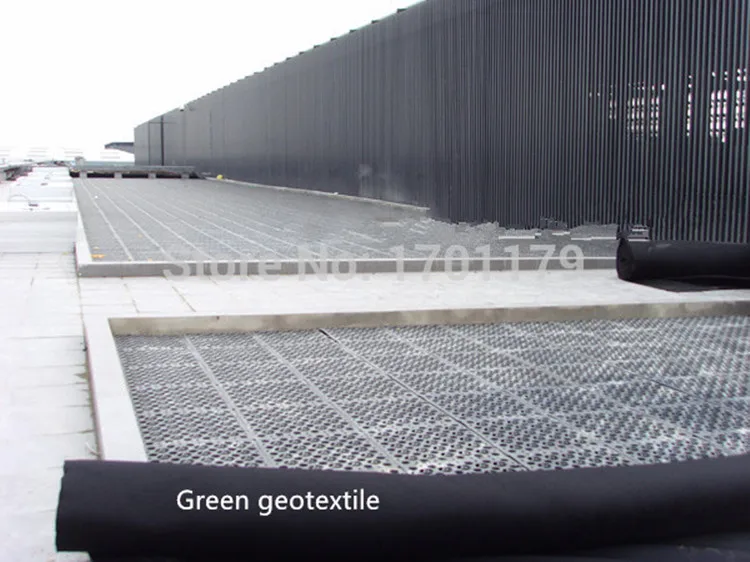 Зеленые крыши изолированные крыши садовое оборудование для посадки овощей строят дренажные доски коробки, с нетканым геотекстилем