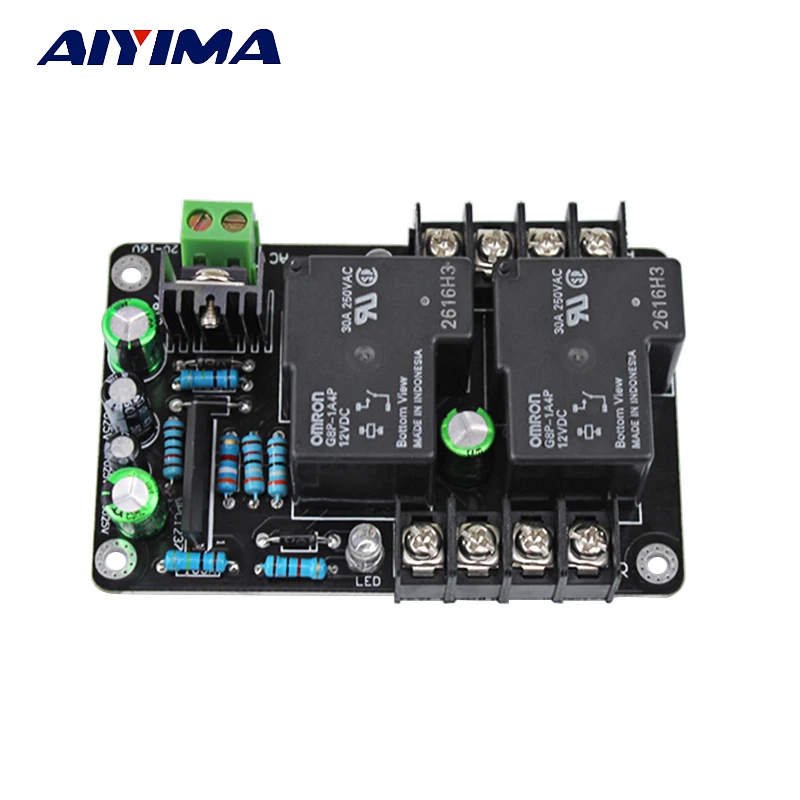 

AIYIMA Audio Speaker Protection Board UPC1237 2.0 30A Reliable Performance Two Channels DIY For Home Theater Sound System