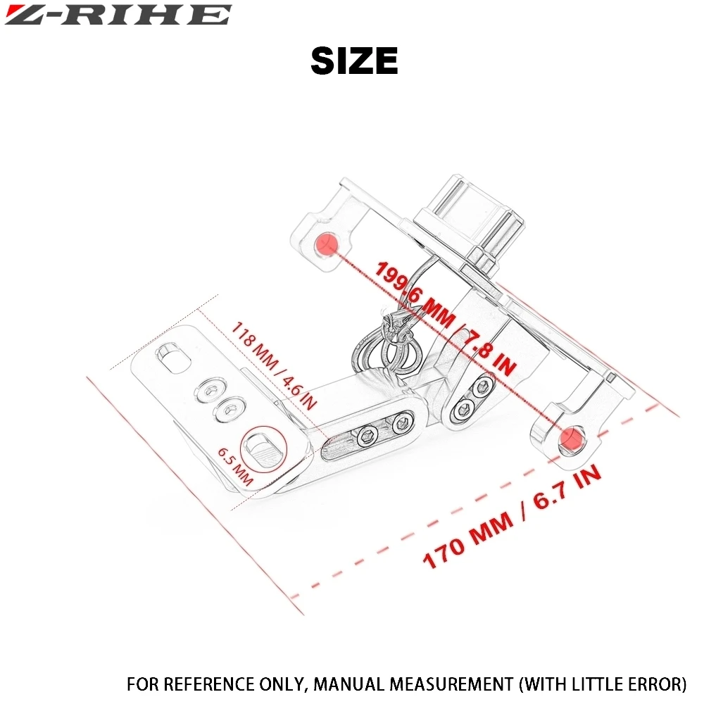 For Kawasaki ER6N ER6F ER-6N ER-6F Yamaha FZ6-S2 FZ6 S2 Motorcycle License Plate Bracket Licence indicator Frame Number led