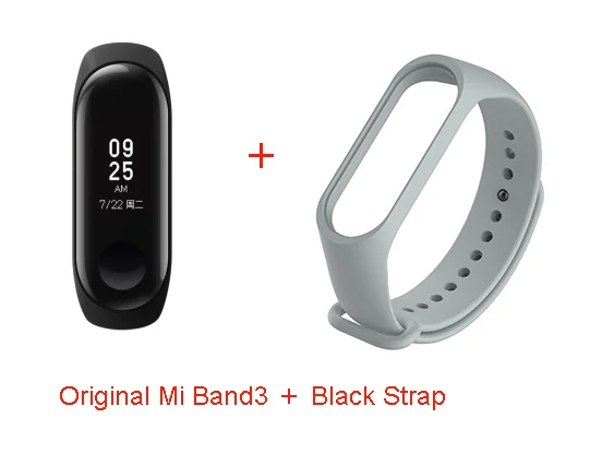 Xiaomi Mi Band 3 глобальная Версия смарт-Браслет фитнес-браслет часы группа 3 большой сенсорный экран частота сердечных сокращений сообщения Smartband - Цвет: global version