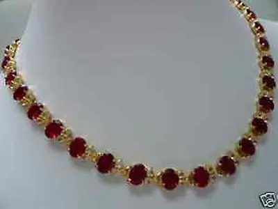 

FREE SHIPPING>>>@@ TU57 TY5WRF Hot sale S>>>>>Beautiful red crystal necklace