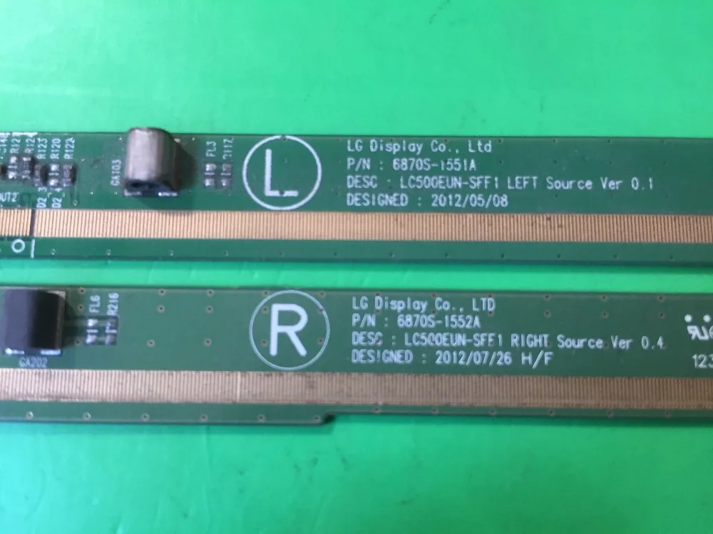 6870S-1551A 6870S-1552A деталь печатной платы ЖК-панели A пара | Электроника