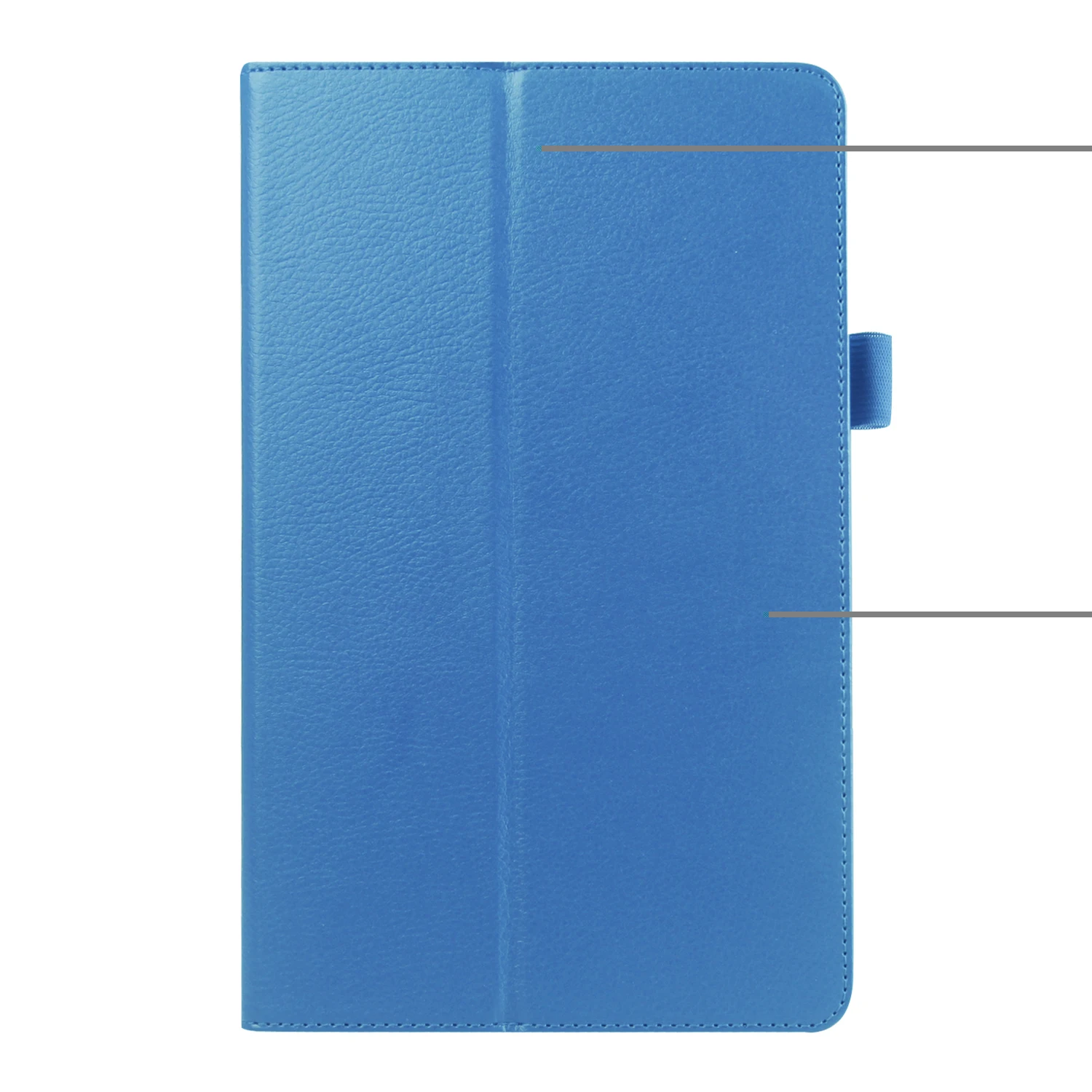 Для Samsung Galaxy Tab 2 10,1 P5100 P5110 P5113 P7500 из искусственной кожи смарт-чехол retina стенд держатель чехол+ Защитная пленка на экран в подарок - Цвет: blue
