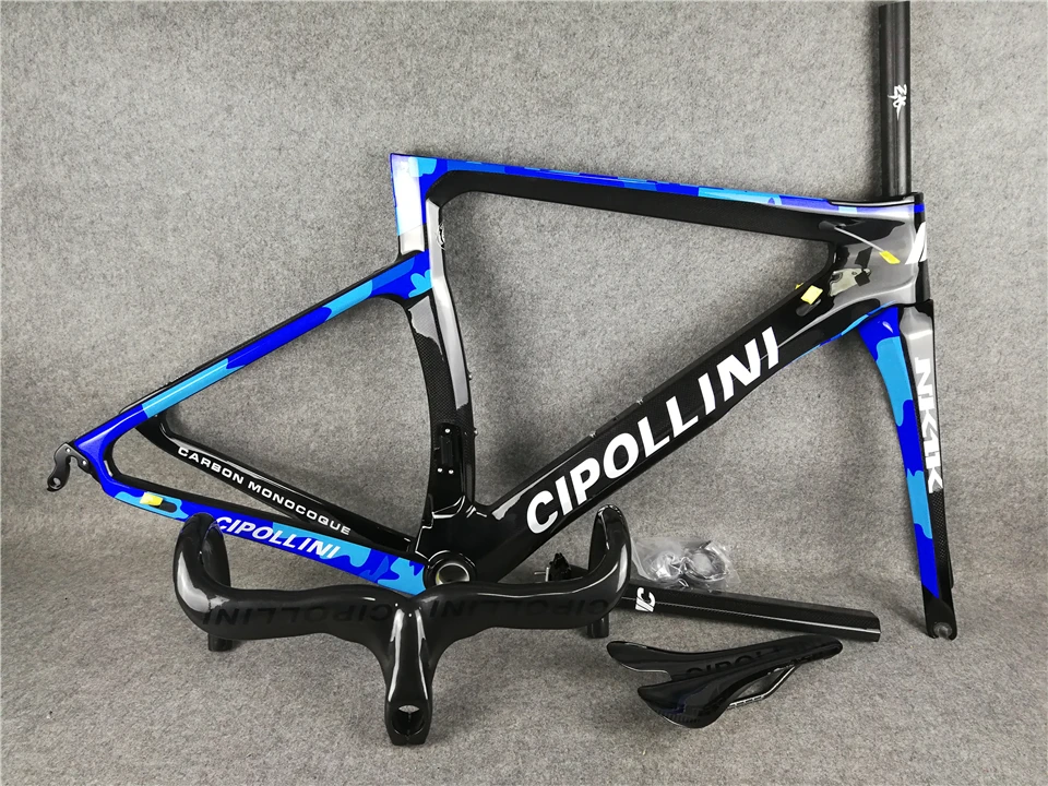 NK1K камуфляжная синяя углеродная дорожная рама 2019 Cipollini велосипедные рамы 3k или 1k +