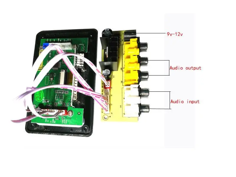 9-12 В Плата преобразования питания 4,2 Bluetooth аудио вход запись радио лирика дисплей APE, FLAC, WMA, WAV, MP3 декодер доска