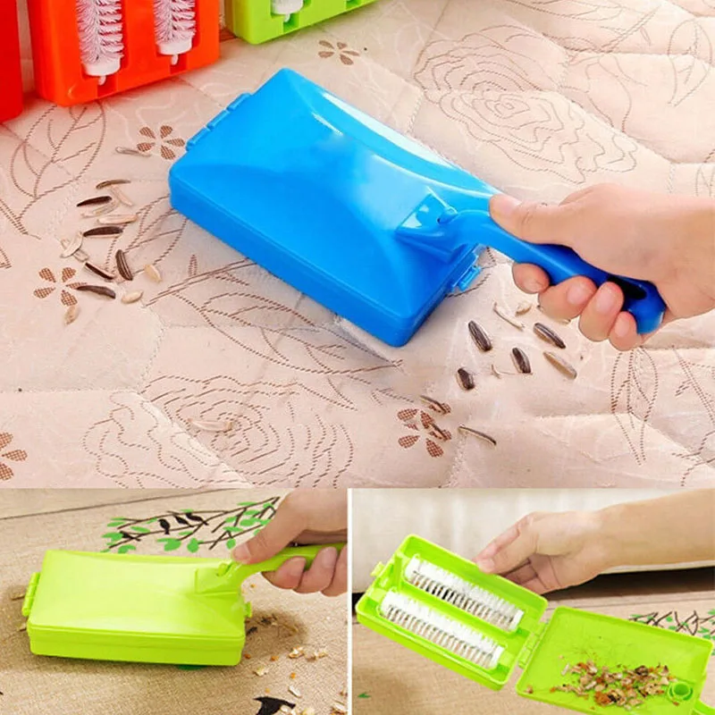 Mini Carpet Rug Roller Brush Dirt Handheld Sweeper Cleaner for Home Cleaning HUG-Deals - Цвет: random color