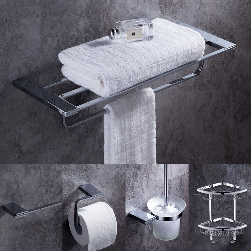 Хромированная Ванная комната Hraware аксессуары NodricToilet стеллаж для хранения