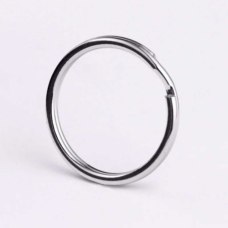 

100pcs 18mm Stainless Steel Split Key Rings Keyring Wholesale