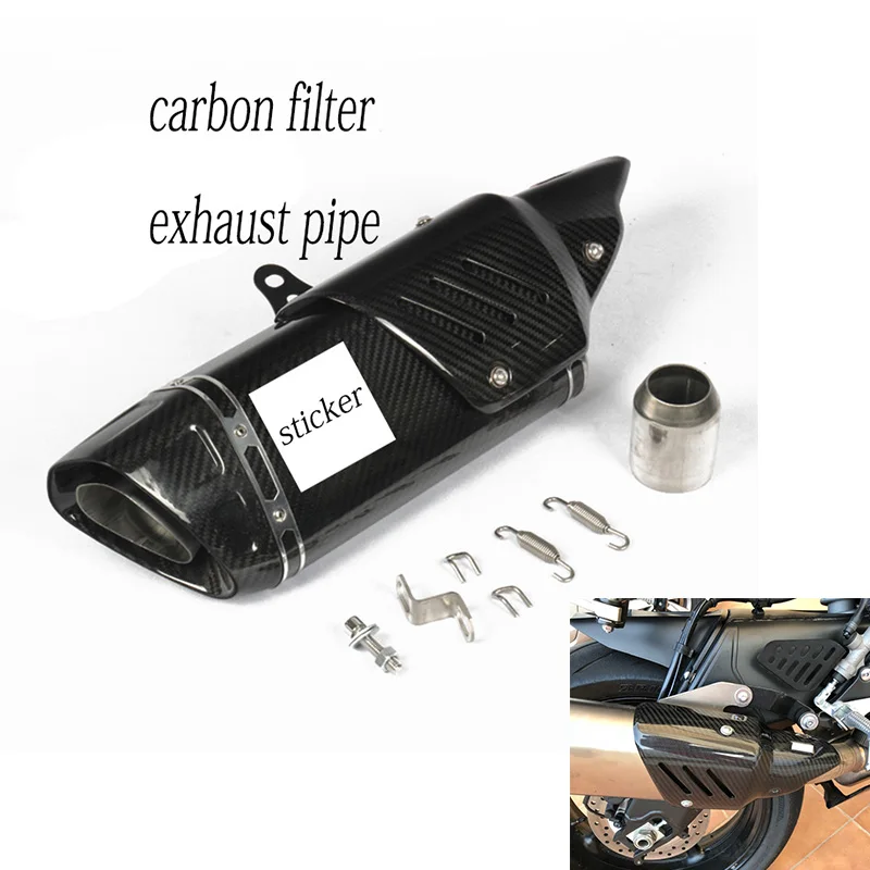 

Motorcycle Exhaust For Yamaha R6 R1 FZ1 FZ6 model Muffler GP Carbon dB killer Akrapovic Exhaust Tip Escape Pipe Tube Accessories