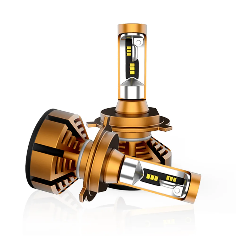 

YOTONLIGHT 2Pcs 6000K Led H4 H11 H7 9005 9006 Car Led Headlight HB3 HB4 60W 7200LM ZES Chip 12V Automobile Lights Bulbs