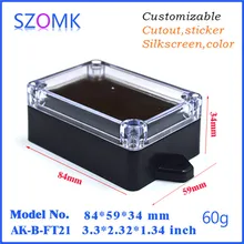 AK-B-K26-1 IP65 пластмассовый, водонепроницаемый корпус для электронный корпус для установки в виде ракушки корпус блока управления