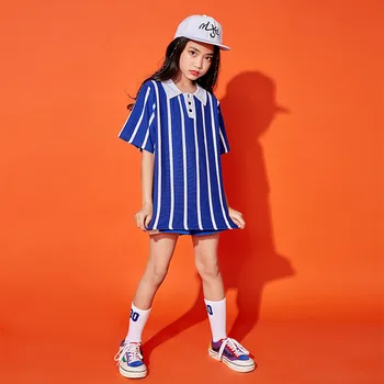

Kids Hip Hop Dance Costumes Kids Jazz Practice Clothes Children Street Dance Performance Wear Kids Fashion Catwalk Outfit DQL598