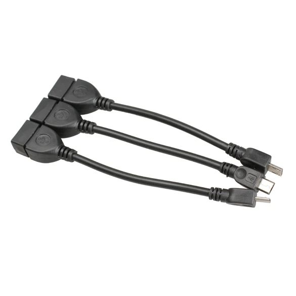 

3Pcs Micro USB Host OTG Cable for Samsung Galaxy S3 HTC MP3 MP4 Tablet PC XXM