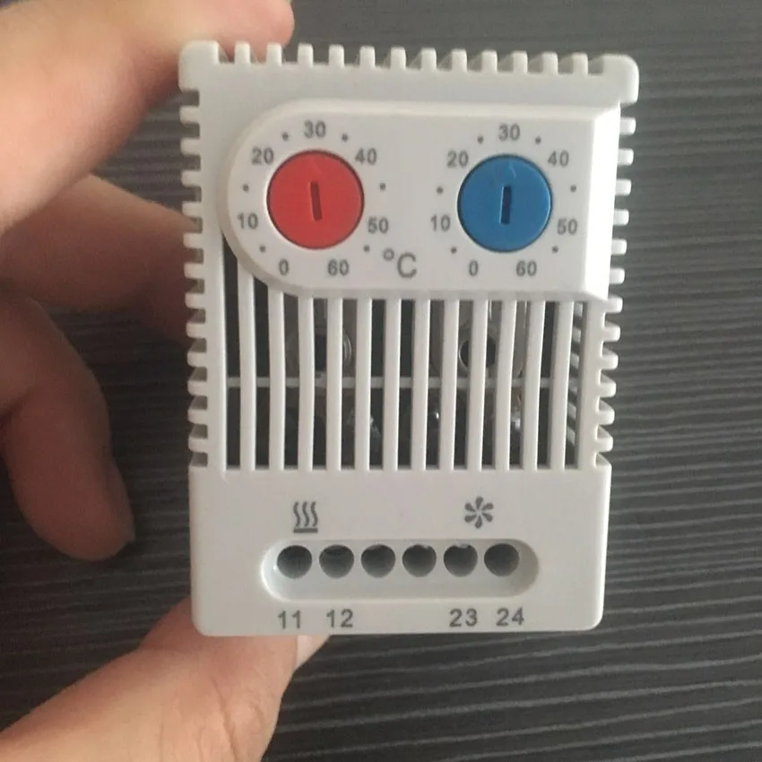 Двойной регулируемый напольный термостат для обогрева комнаты механический термостат ZR011 для обогревателей вентилятор сигнальное устройство