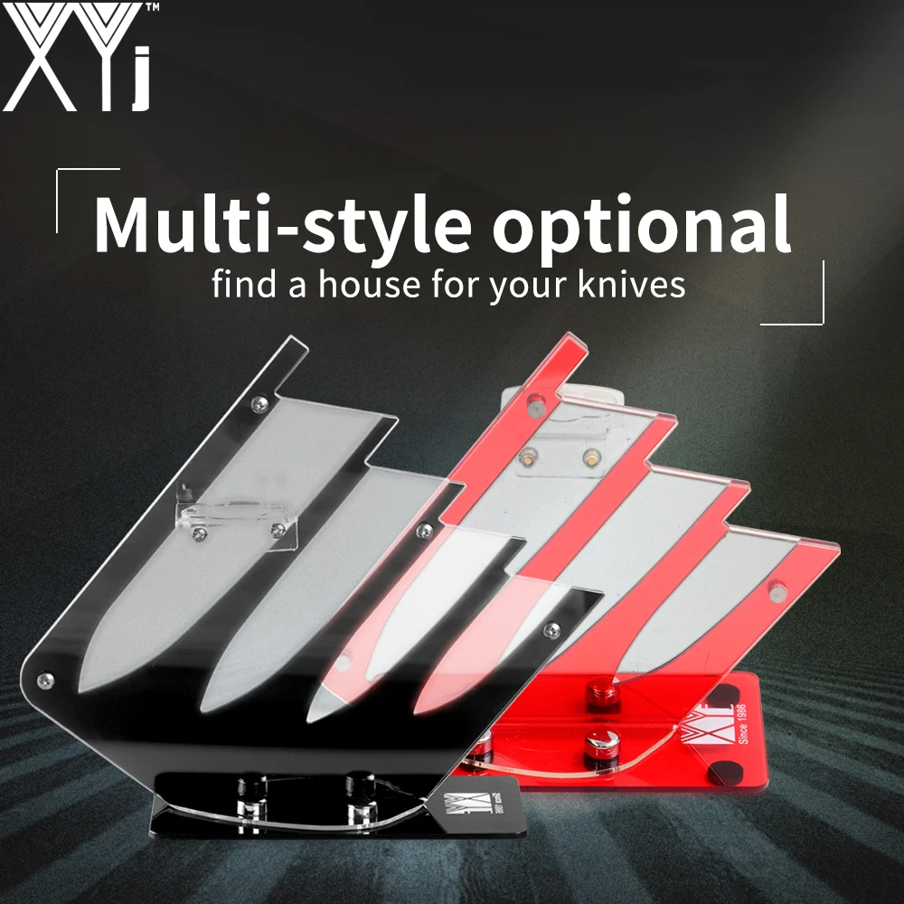 

XYj New Style Ceramic Knife Block Creative Cooking Tools Acrylic Knife Stand Quality Kitchen Accessories Kitchen Knife Holder