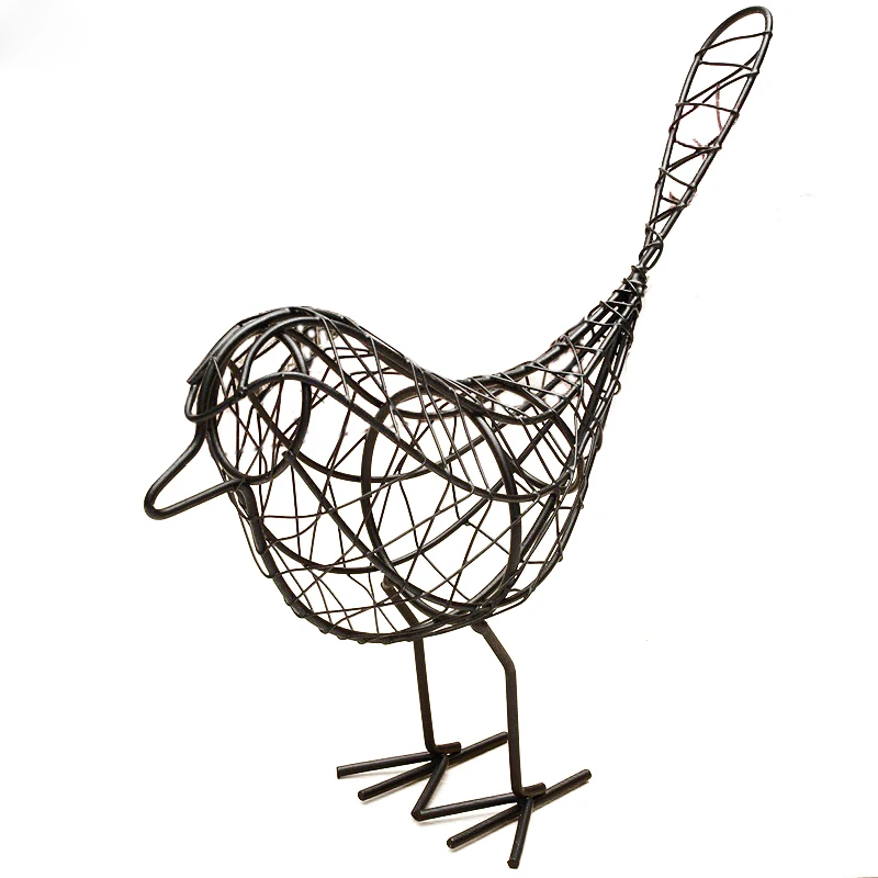 Nostalgic Ornaments Retro Living Room Iron Bird Wire Iron Bird Model