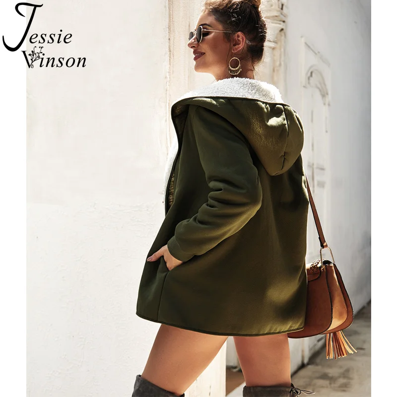 Женская куртка с капюшоном Jessie Vinson повседневная флисовая кардиган верхняя