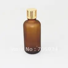 35 шт./партия Янтарный стеклянный флакон для эфирного масла бутылки для духов 50 мл