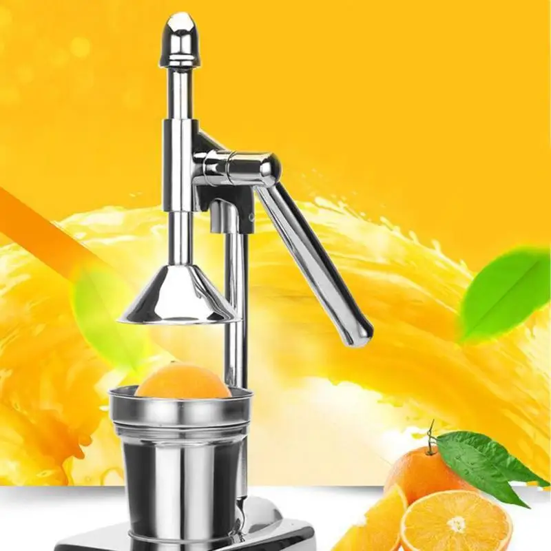 

Manual Fruit Juice Squeezer Machine Stainless Steel Orange Lemon Juicer Lemon Fruit Pressing Machine Hand Press Juicer for Home