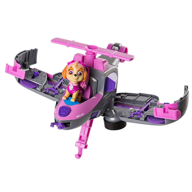 

Paw Patrol dog Flip Fly Vehicle toys Can Have Fun With This 2-in-1 Vehicle Transforming From Bulldozer to a Jet Kids