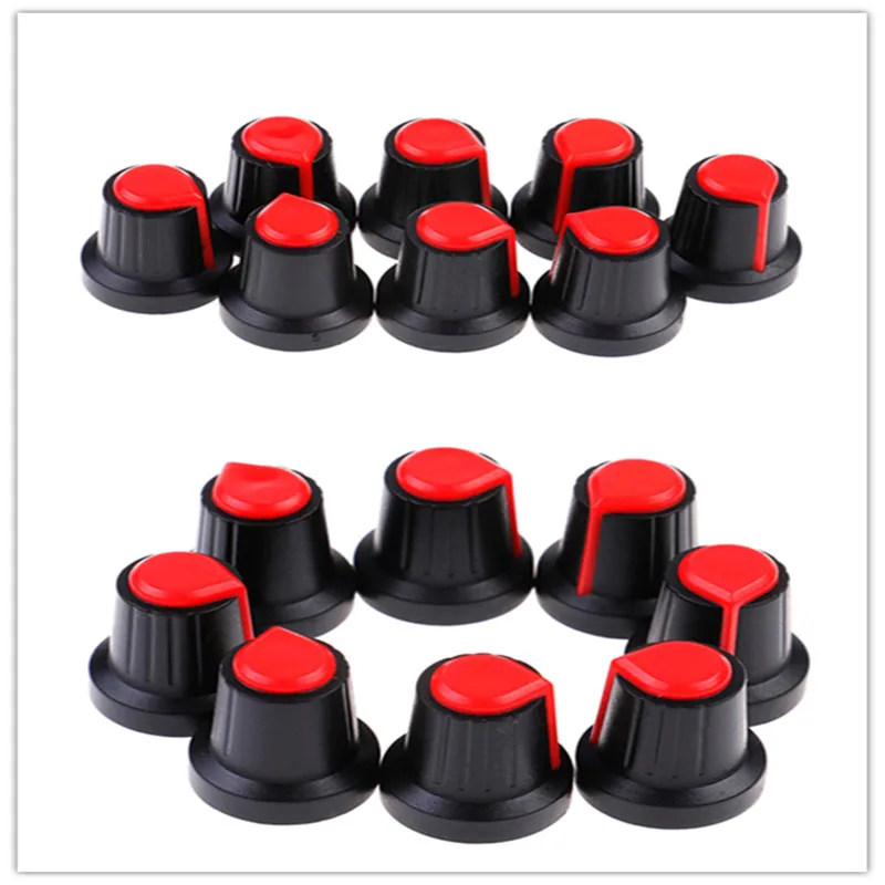 

8Pcs Outside 15mm * High 17mm Potentiometer Knob Switch Cap Instrument Parts & Accessories Inside 6mm