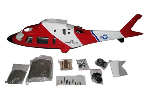 500 size rc helicopter fuselage
