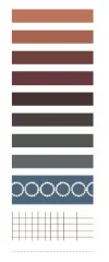 10 рулонов винтажный декоративный планировщик васи ленты набор японский DIY Скрапбукинг Бумага Маскировочные наклейки с лентами канцелярские принадлежности - Цвет: B