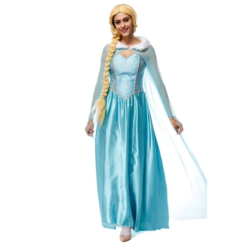 VASHEJIANG Մեծահասակ Elsa Princess զգեստներ - Կարնավալային հագուստները - Լուսանկար 2