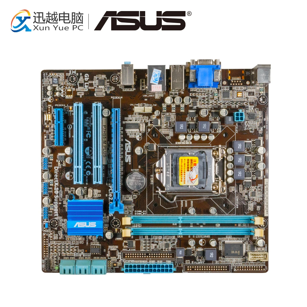 

Asus P7H55-M PLUS Desktop Motherboard H55 Socket LGA 1156 i3 i5 i7 DDR3 8G DVI VGA uATX On Sale