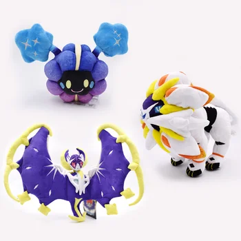 

3 Styles/lot Cute Cosmog Solgaleo Sun & Moon Lunala Plush Toys Doll For Kid's Birthday Gifts Anime Soft Free Shipping