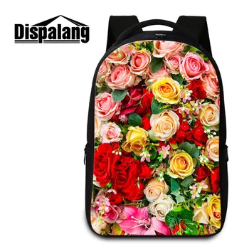 

Dispalang Women Laptop Backpacks Flower Printing Ladies Notebook Backpack Large School Bags For Teenagers Girls Schoolbag