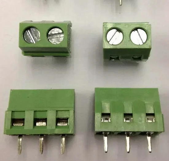 

10PCS/LOT KF127 2P 3P terminal 5.0mm pitch can be stitched green 5.0