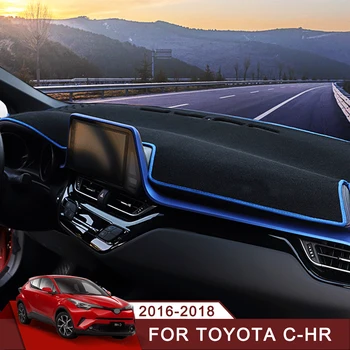 

Car Dashboard Cover Dash Mat Avoid Light Pad Instrument Carpets For Toyota CHR 2016 2017 2018 2019 ANti-UV NON-Slip Accessories