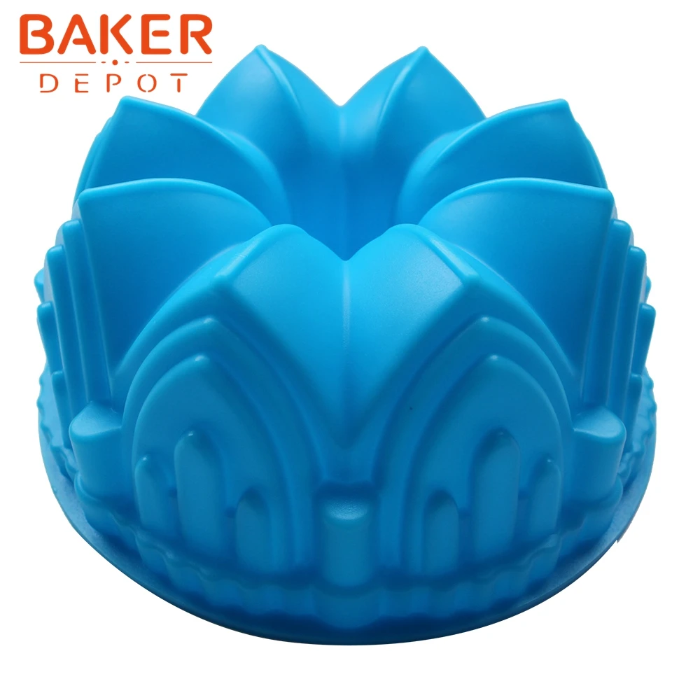 Large crown silicone cake mold microwave baking tools