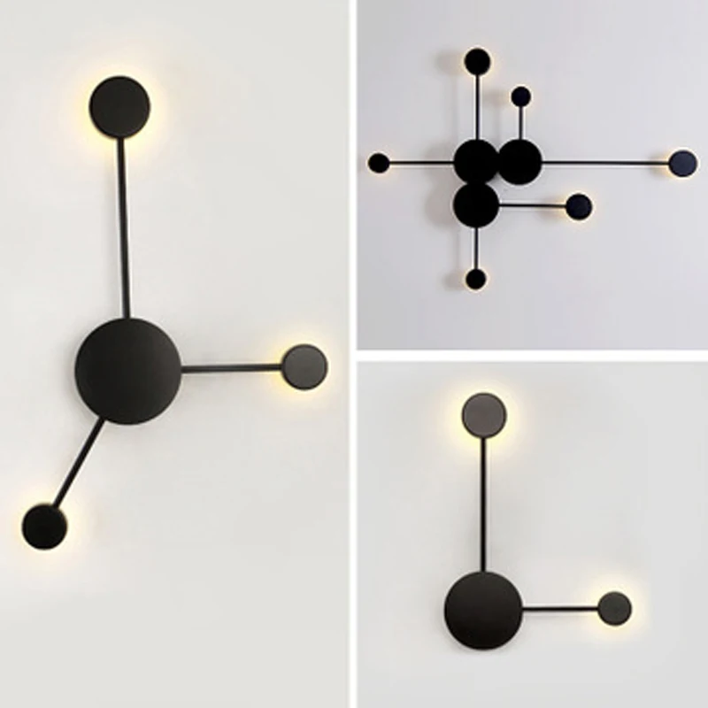 Lâmpada de Parede Lâmpada de Cabeceira Exposição do Hotel Moderna Simples Sala Estar Quarto Criativo Corredor Salão Lightin Pós Led 2 Pós moderna lâmpada de parede simples led