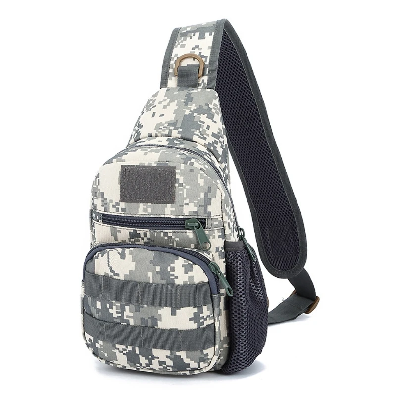 Men Camouflage Shoulder Bag Messenger Chest Bags Pack in Waist Packs