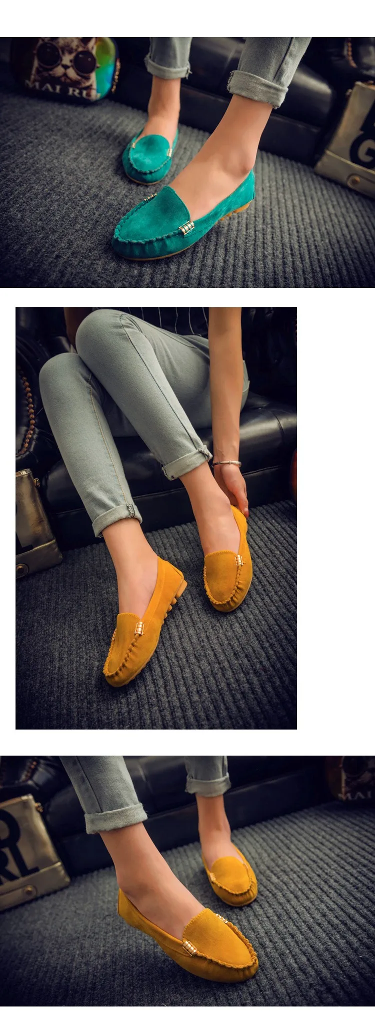 Hot Sale 2016 Summer Woman Flats New Fashion Pure Color Wild Concise Flat Casual Shoes Round Toe Comfortable Female Shoes DT81 (4)