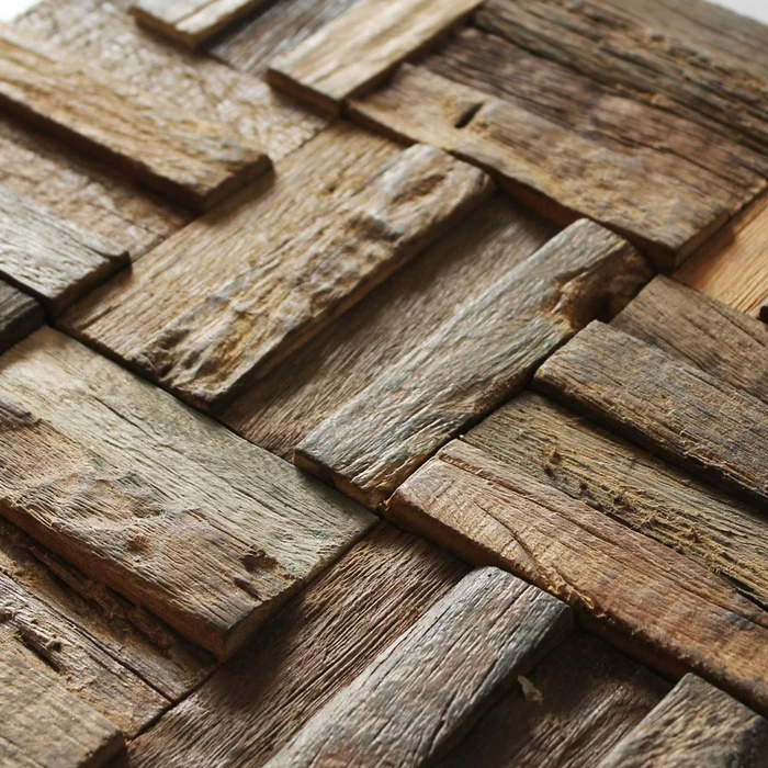 ancient ship wood tile mosaic pattern rustic style wall decor home improvement fireplace mosaic tiles - Tile Decor ancient ship wood tile mosaic pattern rustic style wall decor home improvement fireplace mosaic tiles - Tile Decor