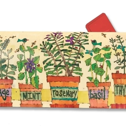 

Magnet Works Herb Garden Original Magnetic Mailbox Wrap Cover