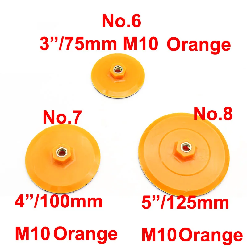 URANN 3 &quot4&quot 5 &quot6&quot M10 M14 M16 резьба флокирование наждачная бумага коврик на