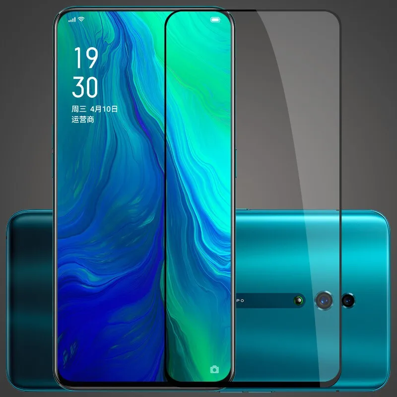 Полное покрытие закаленное стекло Защита экрана для OPPO Reno 9 H защита от царапин