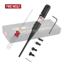 

FIRE WOLF Tactical Red Dot Laser Bore Sighter Laser Scope 0.22 -0.50 five Caliber Rifle New Style Battery Sight
